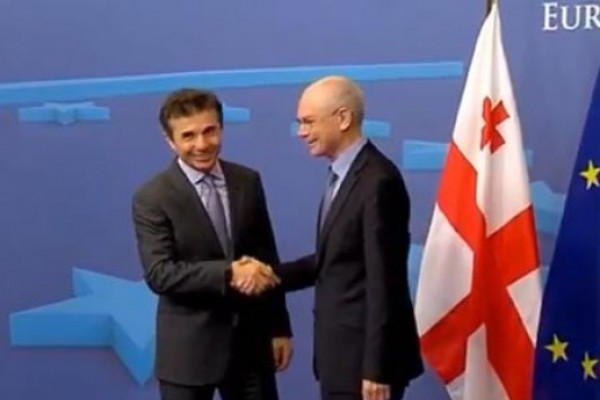 საქართველოს პრემიერ–მინისტრი დღეს ევროპული საბჭოს პრეზიდენტს შეხვდა(VIDEO)