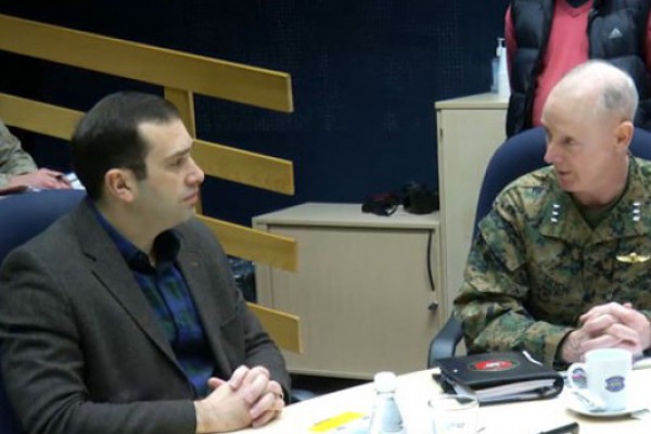 მინისტრის ვიზიტი „ჰოჰენფელსის“ სამხედრო ბაზაზე (ვიდეო)
