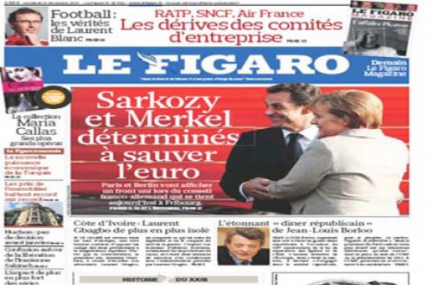 Le Figaro-ს მთავარი რედაქტორი ნიკოლა სარკოზის მხარდაჭერისთვის გადადგა