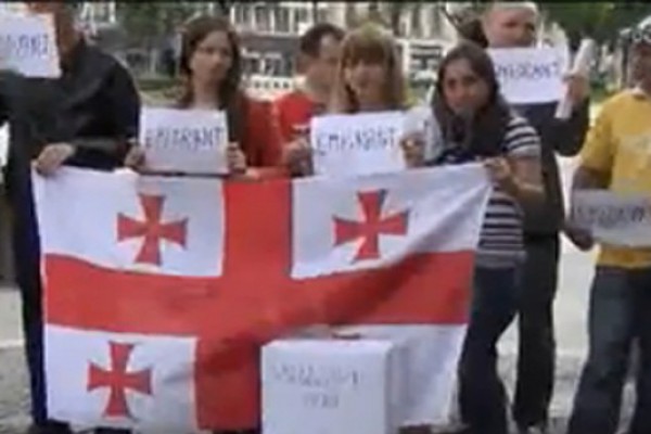 ემიგრანტების პროტესტი: მოვითხოვთ  მაქსიმალურად გამარტივდეს  საარჩევნო პროცესში ჩართვა