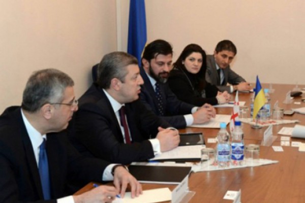 კიევში კახა კალაძე და გიორგი კვირიკაშვილი უკრაინის ეკონომიკური განვითარების მინისტრს შეხვდნენ