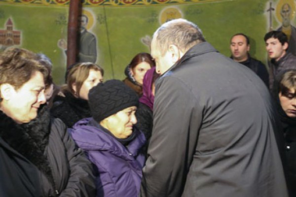 საქართველოს პრეზიდენტი გიორგი ბერუაშვილის დაკრძალვას დაესწრო