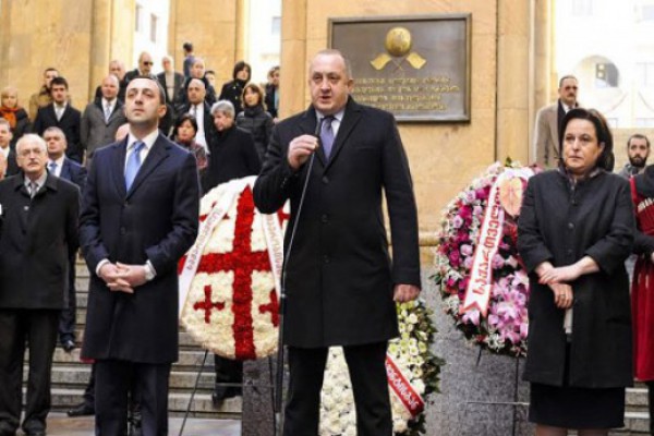 საქართველოს პრეზიდენტი იუნკერთა ხსოვნისადმი მიძღვნილ ღონისძიებას დაესწრო