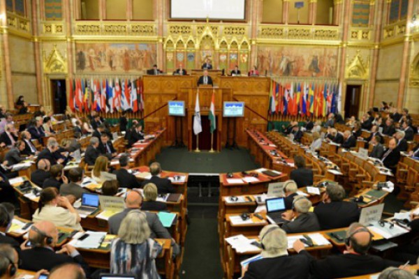 პარლამენტის თავმჯდომარე, დავით უსუფაშვილი ნატო-ს საპარლამენტო ასამბლეის სხდომაზე სიტყვით გამოვიდა