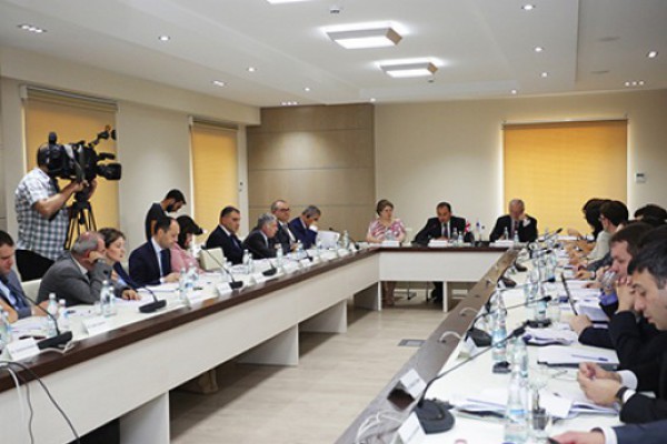 დიმიტრი ქუმსიშვილი საქართველოს მთავრობის წარმომადგენლებთან ერთად OECD-ის დელეგაციას შეხვდა