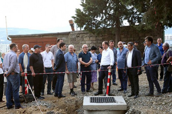 ნაძალადევის რაიონში ინფრასტრუქტურული პროექტები აქტიურად  მიმდინარეობს