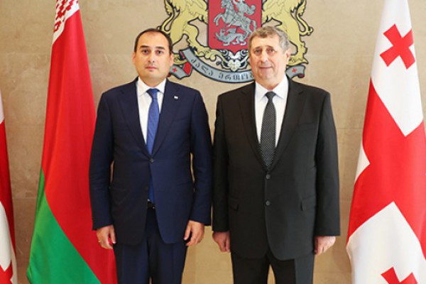 დიმიტრი ქუმსიშვილი თავის ბელარუს კოლეგას შეხვდა