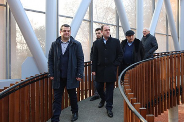 დიდუბის რაიონში ინფრასტრუქტურული სამუშაოები მიმდინარეობს