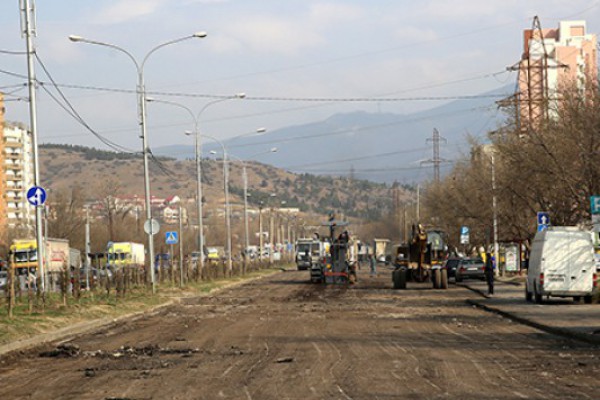 ფარნავაზ მეფის გამზირზე გზის სარეაბილიტაციო სამუშაოები დაიწყო