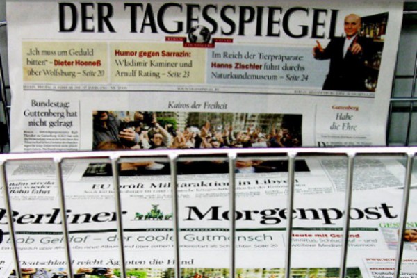 გერმანულმა გაზეთმა Tagesspiegel-მა ექსტრემისტული შინაარსის წერილი მიიღო