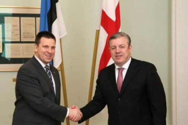 გიორგი კვირიკაშვილის ტალინში ვიზიტი ესტონელ კოლეგასთან შეხვედრით დაიწყო