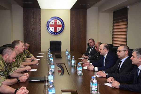 დანიის სამეფოს შიდა გვარდიის  გენერალ-მაიორ ფინ   ვინკლერის ვიზიტი სახელმწიფო უსაფრთხოებისა დ კრიზისების მართვის საბჭოს აპარატში
