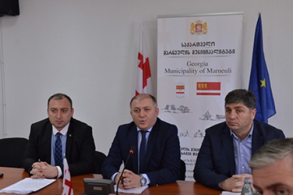 რეგიონული პოლიტიკისა და თვითმართველობის კომიტეტის გასვლითი სხდომა მარნეულის მუნიციპალიტეტში გაიმართა