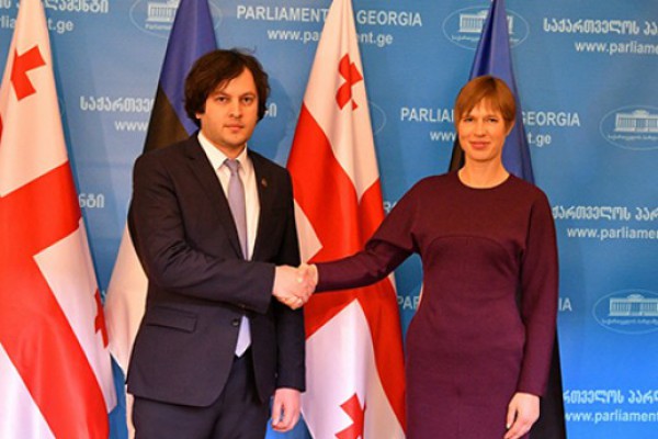ირაკლი კობახიძე ესტონეთის რესპუბლიკის პრეზიდენტს შეხვდა
