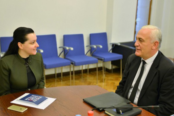 მარიამ ჯაში სახელმწიფო ენის დეპარტამენტის ხელმძღვანელს, გიორგი ალიბეგაშვილს შეხვდა