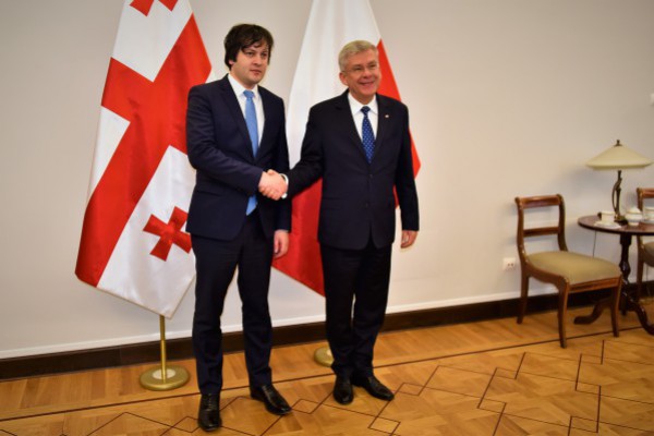 ირაკლი კობახიძე პოლონეთის რესპუბლიკის სენატის მარშალს შეხვდა
