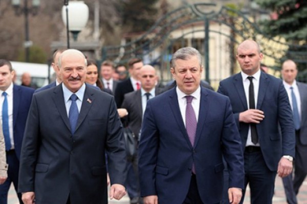 გიორგი კვირიკაშვილმა ალექსანდრე ლუკაშენკოს სამუშაო სადილზე უმასპინძლა