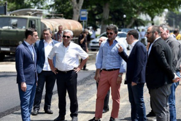 დედაქალაქის მერი კახეთის გზატკეცილზე მიმდინარე სარეაბილიტაციო სამუშაოებს გაეცნო