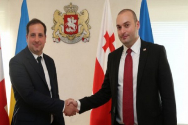 მამუკა ბახტაძე უკრაინის მინისტრთა კაბინეტის მინისტრს ალექსანდრ საიენკოს შეხვდა