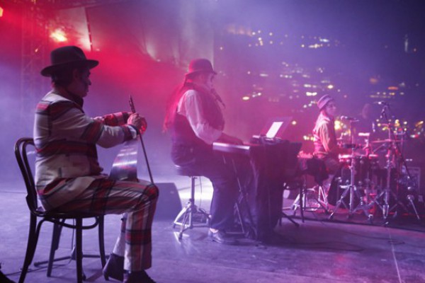 ევროპის მოედანზე The Tiger Lillies კონცერტი გაიმართა