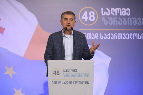 სოზარ სუბარი რუსთავში ამომრჩეველან შეხვედრაზე