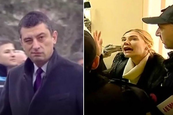 თინა ბოკუჩავას ზეცად აპყრობილი ხელები გიორგი გახარიას ხსენებაზე