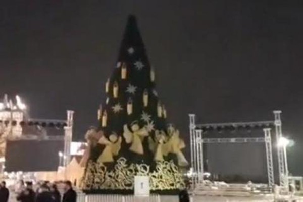 თბილისის მთავარი ნაძვის ხე პირველი რესპუბლიკის მოედანზე დღეს აინთება