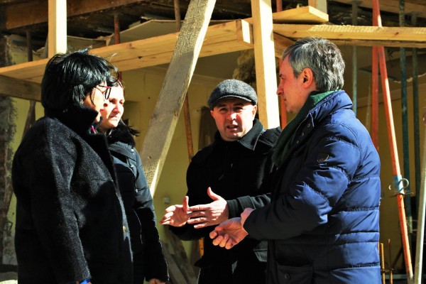 ჩუღურეთში  შვიდ მისამართზე  საცხოვრებელი სახლის კაპიტალური გამაგრება მიმდინარეობს