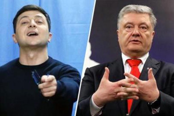 ზელენსკი - 73%, პოროშენკო - 27% - უკრაინაში ბოლო გამოკითხვები პრეზიდენტ პოროშენკოს კატასტროფას უქადის