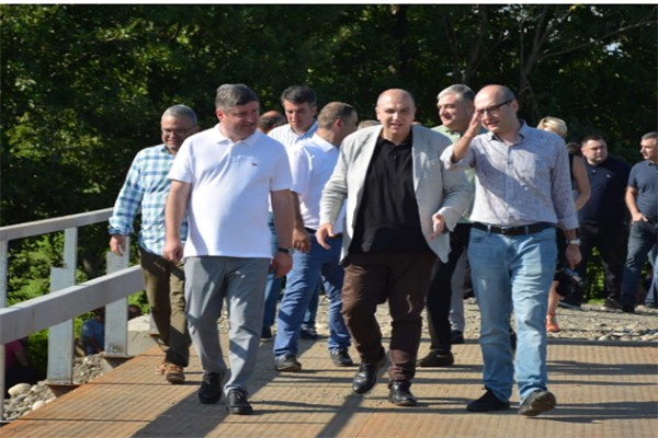 ზუგდიდის მუნიციპალიტეტის სოფელ ოქტომბერში ახალი ხიდი გაიხსნა