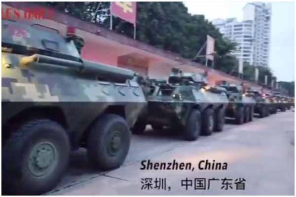ტრამპი: ჩინეთს ჰონგ-კონგის საზღვართან ჯარი გადაჰყავს