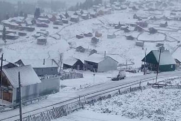 ბეშუმში თოვლის საფარის სიმაღლე 4 სანტიმეტრს აღწევს