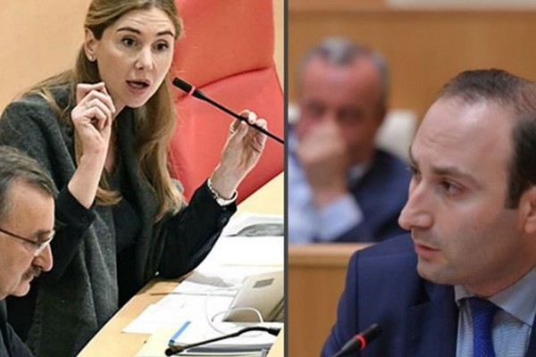 თინა ბოკუჩავა ანრი ოხანაშვილს:  ვერ ხედავთ, უკვე თოჯინად რომ გამოიყურებით მანდ?