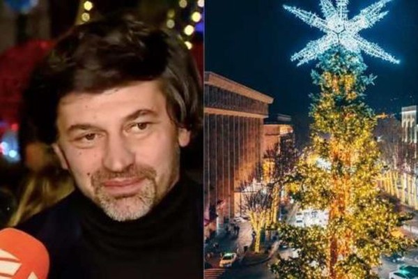 კალაძე დედაქალაქის მთავარი ნაძვის ხის კრიტიკას გამოეხმაურა