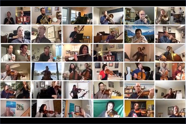 მსოფლიოს სხვადასხვა წერტილიდან დისტანციურად შესრულებული ბეთჰოვენის მეცხრე სიმფონია (ვიდეო)