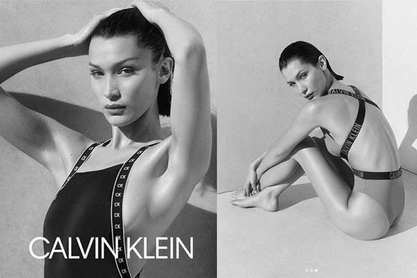 ბელა ჰადიდმა Calvin Klein-ის ახალი კოლექცია წარადგინა