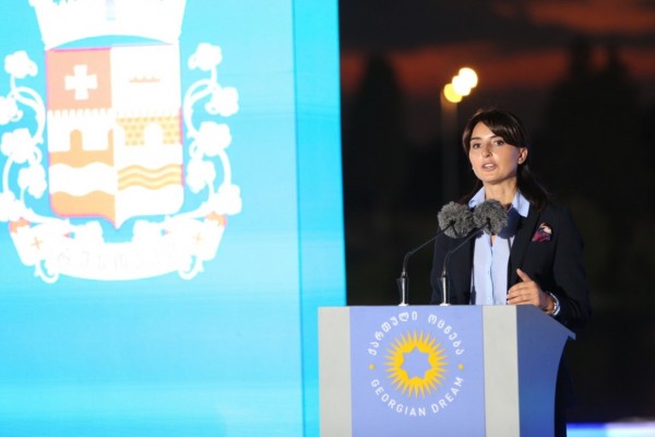 „მე გპირდებით, რომ  ვიქნები თქვენი ღირსეული ხმა საქართველოს პარლამენტში. ხმა, რომელიც იქნება ყოველთვის გულწრფელი და რაც მთავარია, შედეგის მომტანი”
