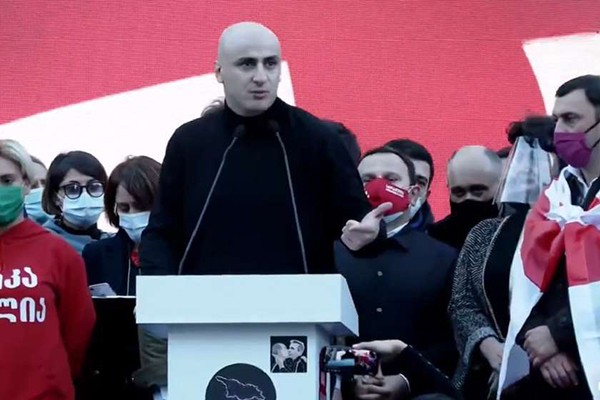 ნიკა მელია 20:00 საათამდე ცესკო-ს თავმჯდომარის გათავისუფლებას ითხოვს