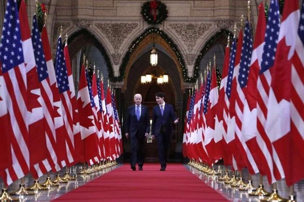 ჯო ბაიდენი პირველ ორმხრივ შეხვედრას კანადის პრემიერთან გამართავს