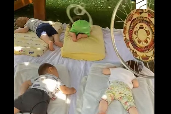საბავშვო ბაღი იტალიაში (ვიდეო)