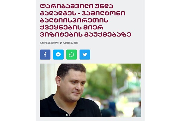 ამირან სალუქვაძე ჟურნალისტ დანიელ ჰამილტონს: ვინ გეკითხება შენ, ჩვენს ქვეყანაში ვინ გადადგება?!