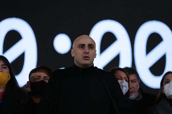 რუსთაველის გამზირზე ოპოზიციის აქცია დაიწყო