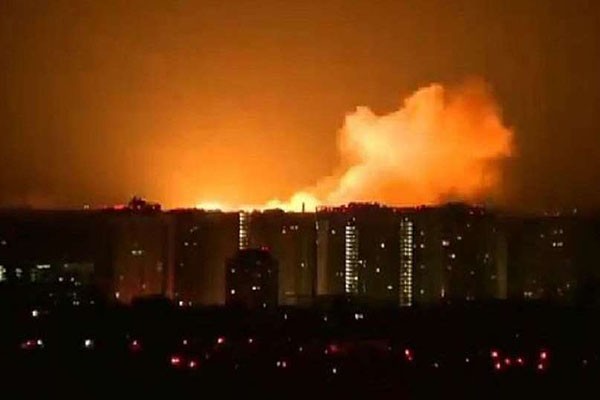 CNN: კიევში რამდენიმე მძლავრი აფეთქების ხმა გაისმა