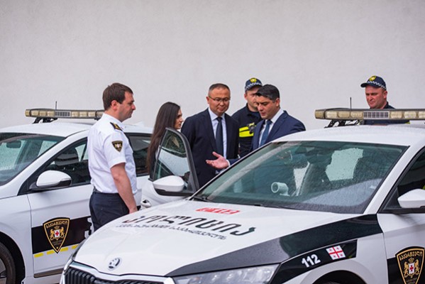 შინაგან საქმეთა სამინისტროს უზბეკეთის რესპუბლიკის დელეგაცია ოფიციალური სამუშაო ვიზიტით ეწვია