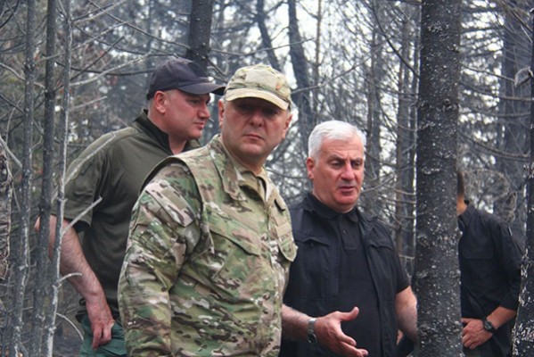 ვახტანგ გომელაური ბორჯომის მუნიციპალიტეტში ხანძრის სალიკვიდაციო სამუშაოებს ადგილზე გაეცნო