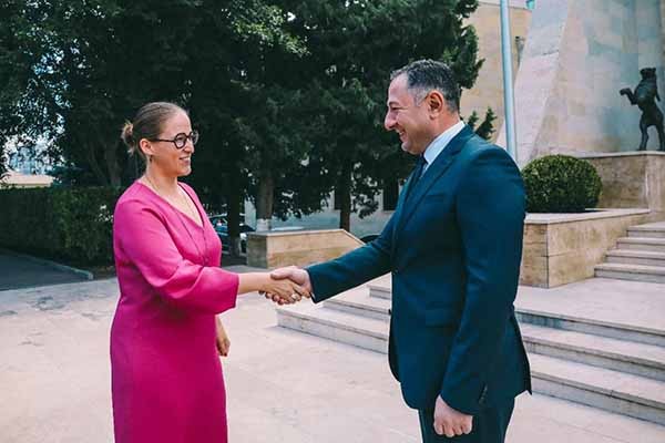 შინაგან საქმეთა მინისტრმა თავშესაფრისა და მიგრაციის საკითხებში ბელგიის სამეფოს სახელმწიფო მდივანს უმასპინძლა