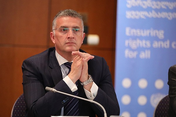 მთავრობის ადმინისტრაციის უფროსი რევაზ ჯაველიძე, 2024 წლის, საქართველოს მოსახლეობის საყოველთაო აღწერის საკითხებზე გამართულ დონორთა კონფერენციას დაესწრო