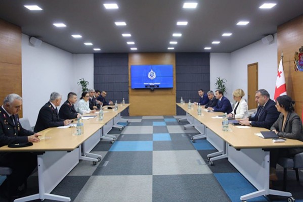 შინაგან საქმეთა სამინისტროს თურქეთის რესპუბლიკის ჟანდარმერიის გენერალური სარდლობის დელეგაცია ესტუმრა