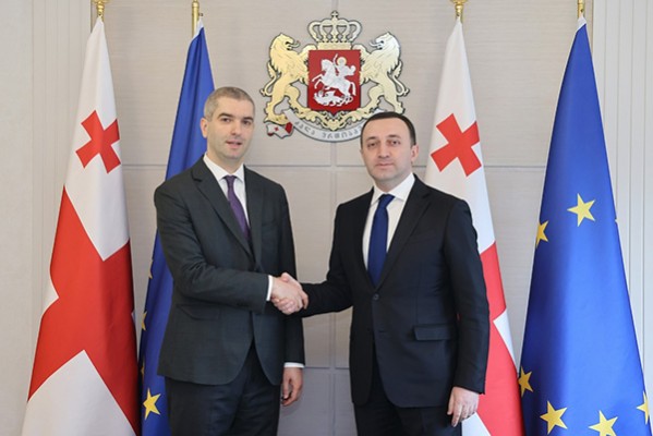 მთავრობის მეთაური საქართველოს საგანგებო და სრულუფლებიან, ახლადდანიშნულ ელჩს არგენტინაში, გვარამ ხანდამიშვილს შეხვდა
