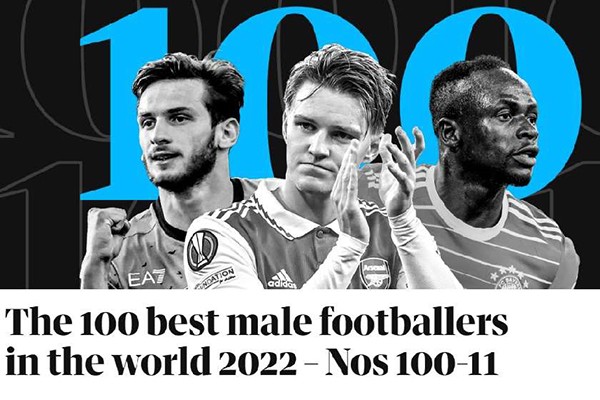 The Guardian-მა ხვიჩა კვარაცხელია მსოფლიოს 100 საუკეთესო ფეხბურთელის სიაში მე-40 ადგილზე დაასახელა